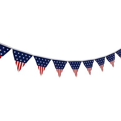 Northlight 9.75-Foot Americana Pennant USA Flag Hanging Wall Decor