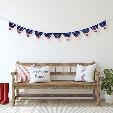 Northlight 9.75-Foot Americana Pennant USA Flag Hanging Wall Decor