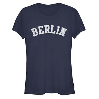 Juniors' Berlin Fitted Graphic Tee
