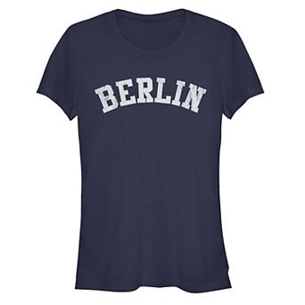Juniors' Berlin Fitted Graphic Tee
