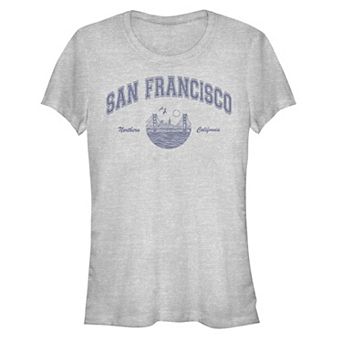Juniors' San Francisco Northern California Fitted Graphic Tee