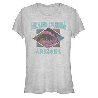 Juniors' Geometric Grand Canyon Arizona Fitted Graphic Tee