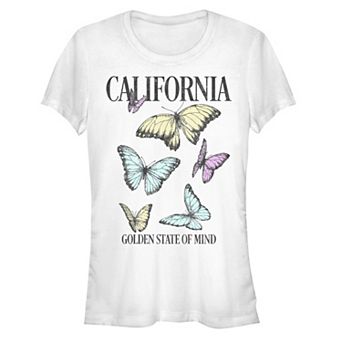 Juniors' California Golden State Of Mind Fitted Graphic Tee