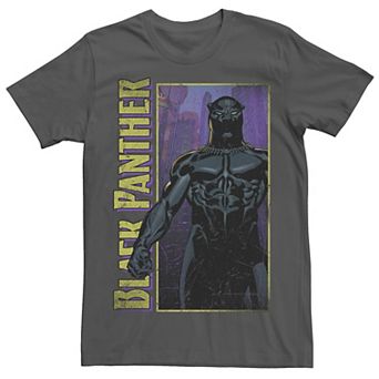 Men's Black Panther Dark Poster Graphic Tee