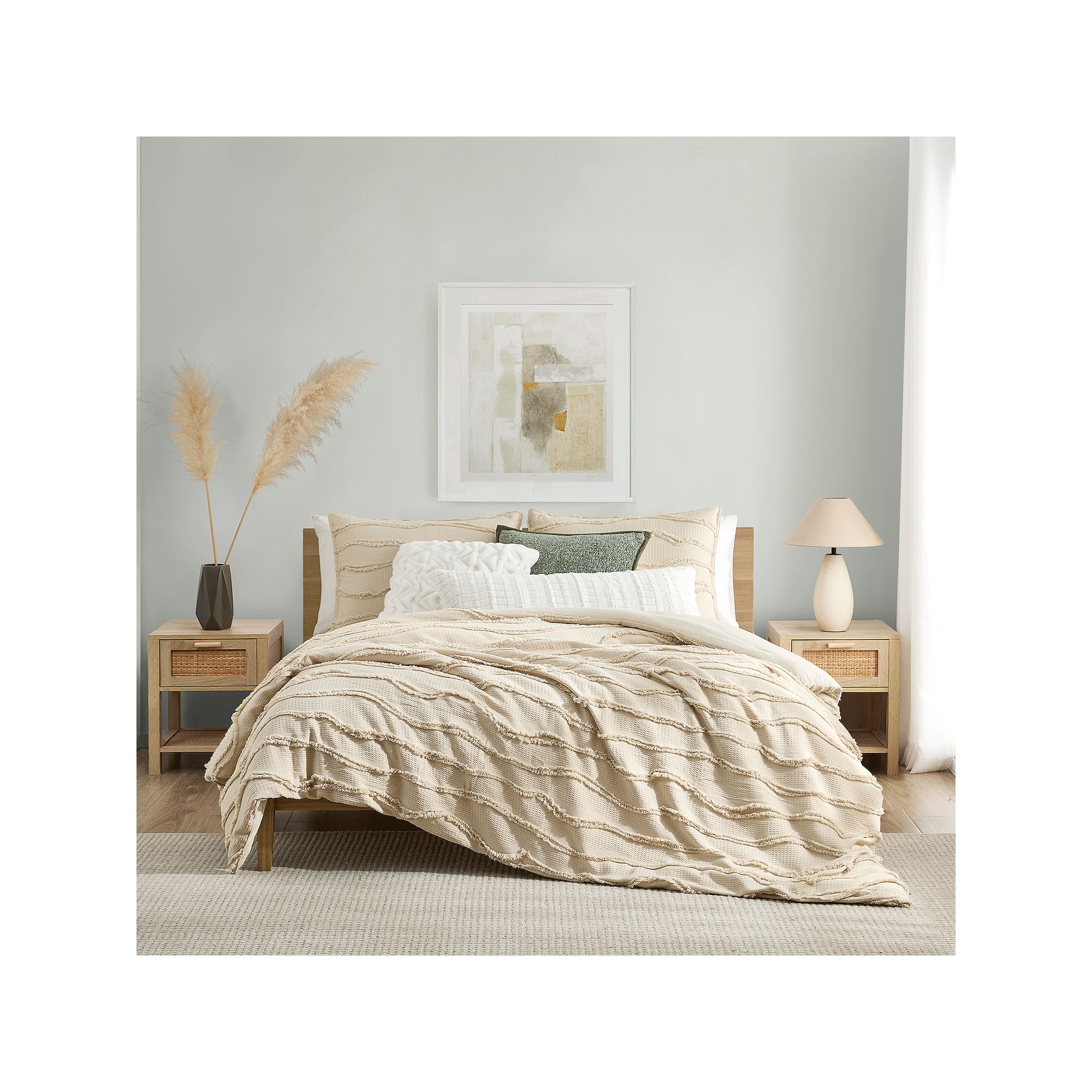 Koolaburra by UGG Koolawash Patia Comforter Set with Shams, Stucco