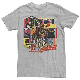 Men's Daredevil Comic Scenes Graphic Tee