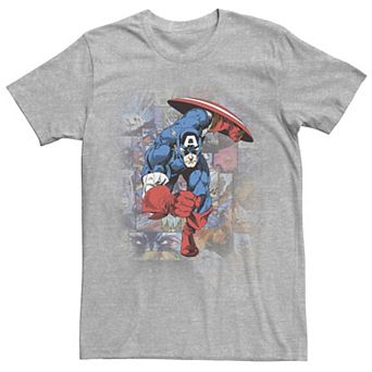 Men's Captain America Ready For Action Graphic Tee