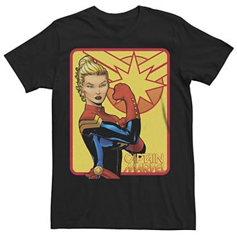 Men's Captain Marvel Poster Graphic Tee
