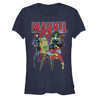 Juniors' Marvel Ladies Graphic Tee