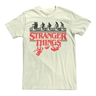 Men's Stranger Things Silhouettes Logo Graphic Tee