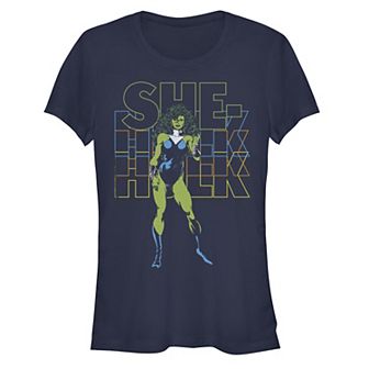 Juniors' She-Hulk Fierce Poster Graphic Tee