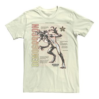 Men's Stranger Things Demogorgon Schematics Graphic Tee
