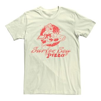 Men's Stranger Things Surfer Boy Pizza Graphic Tee