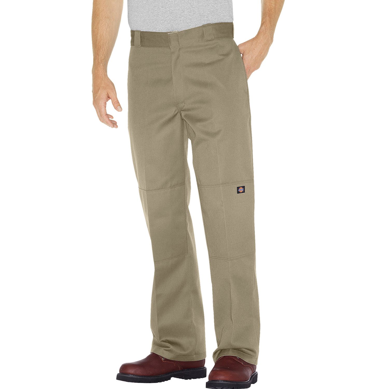 men's double knee work pants