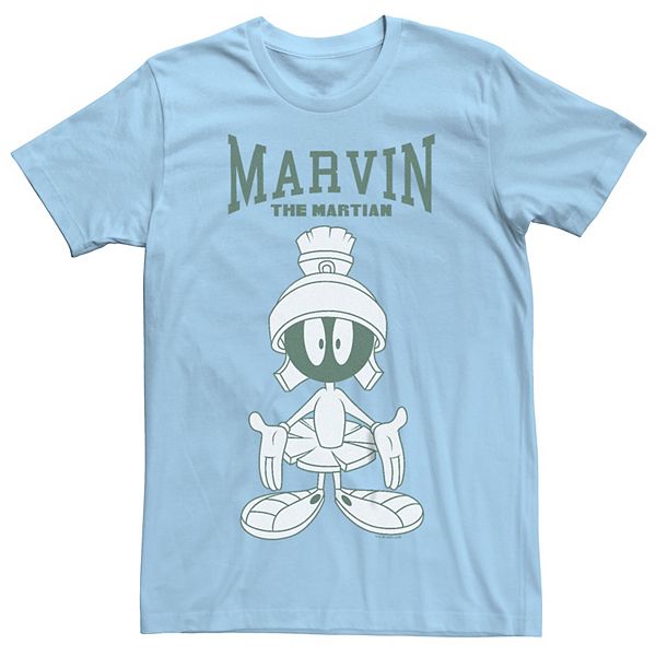 Men's Looney Tunes Marvin The Martian Confused Graphic Tee