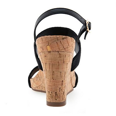 Aerosoles cork wedge sales