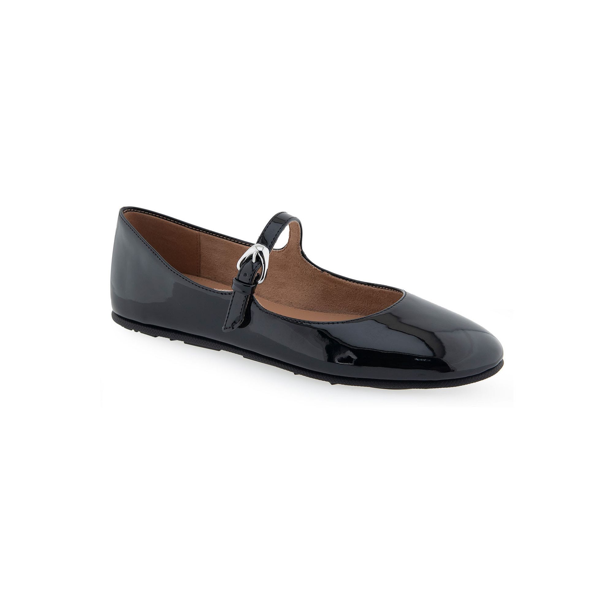 Aerosoles Perry Womens Mary Jane Flats, Size: 6.5, Black Patent Pu