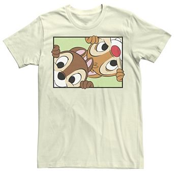 Disney's Chip & Dale Peeking Men's Graphic Tee