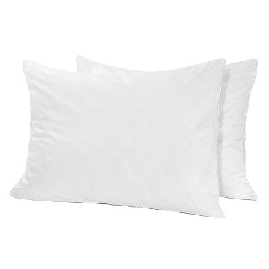 Vibe 2-Pk. Embossed Gel Infused Memory Foam Cluster Pillow Set