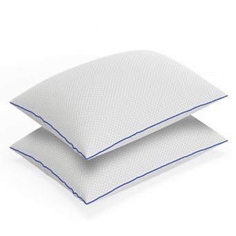 Vibe 2-Pack Cooling Gel-Infused Shredded Memory Foam Pillow Set
