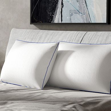Vibe 2-Pack Cooling Gel-Infused Shredded Memory Foam Pillow Set