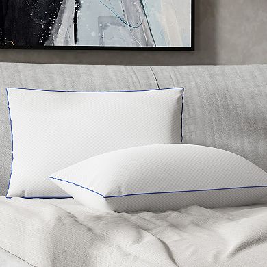 Vibe 2-Pack Cooling Gel-Infused Shredded Memory Foam Pillow Set