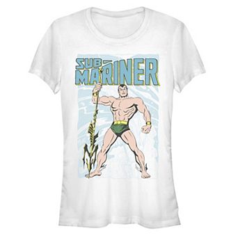Juniors' Sub-Mariner Namor Poster Graphic Tee