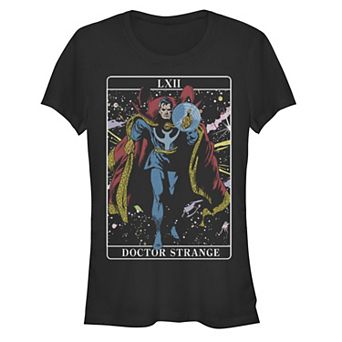 Juniors' Dr. Strange Tarot Card Graphic Tee