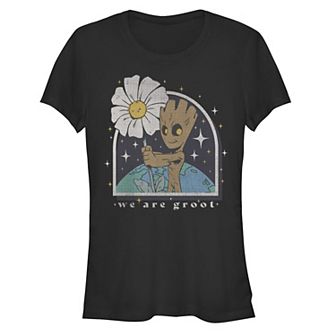 Juniors' Guardians Of The Galaxy We Are Groot Graphic Tee