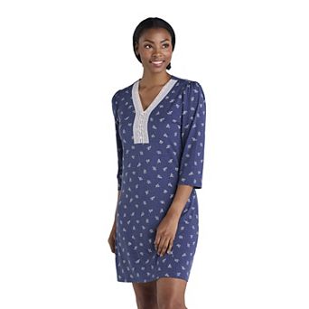 Women's Miss Elaine Essentials Micro Velvet Short Nightgown