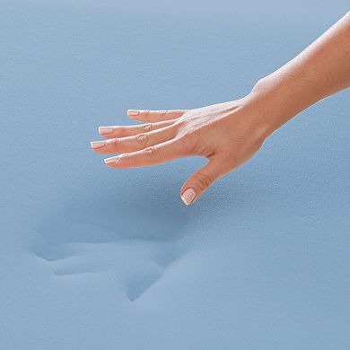 Vibe 4” Wave Convoluted Gel Memory Foam Mattress Topper