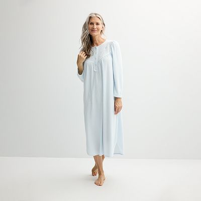 Women's Miss Elaine Essentials Honeycomb Long Gown