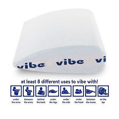 Vibe Smart Edge Multi-Position Gel Infused Memory Foam Pillow