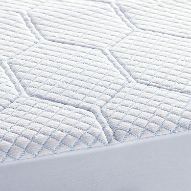 Vibe Cooling Quilted Memory Foam Mattress Pad