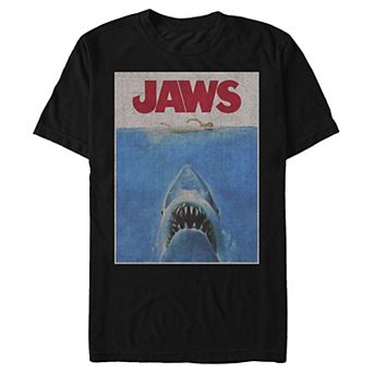 Men's Jaws Retro Movie Poster Graphic Tee