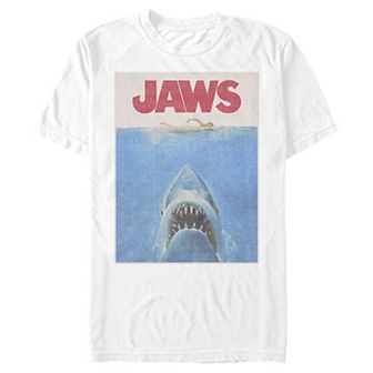 Men's Jaws Retro Movie Poster Graphic Tee