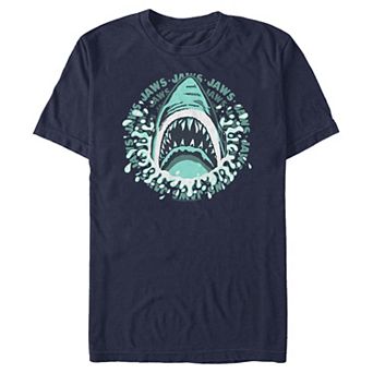 Men's Jaws Shark Splash Graphic Tee