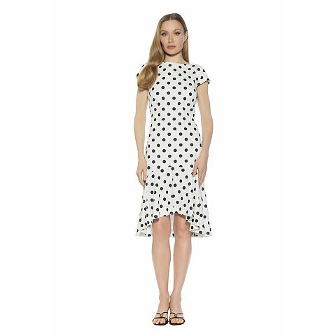Женские платья ALEXIA Women's ALEXIA ADMOR Renata Cap Sleeve Dropped Waist Flared Dress