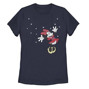 Disney's Minnie Mouse Excited Under The Stars Juniors' Graphic Tee