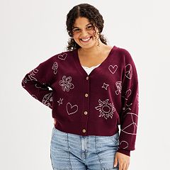 Kohls cardigans plus size best sale