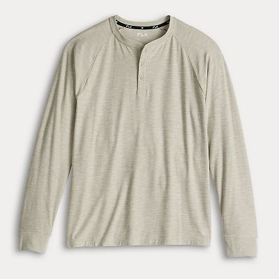 Men's FLX Long Sleeve Luxury Soft Wander Henley