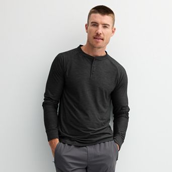 Men's FLX Long Sleeve Luxury Soft Wander Henley
