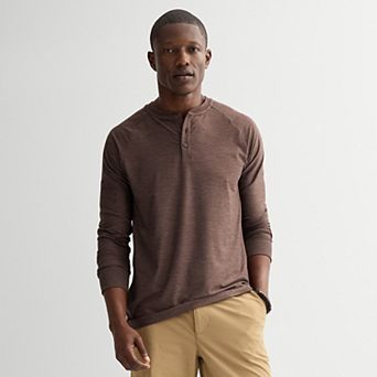 Men's FLX Long Sleeve Luxury Soft Wander Henley