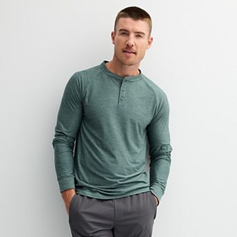 Men's FLX Long Sleeve Luxury Soft Wander Henley