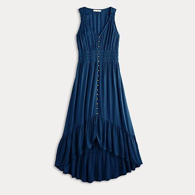 Women s Rewind Textured Hi Low Skater Dress