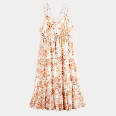 Juniors' Liberty Love Floral Midi Dress