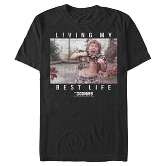 Men's The Goonies Chunk Living My Best Life Graphic Tee