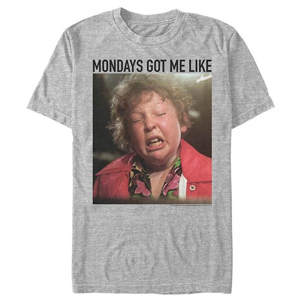 Men's The Goonies Chunk Mondays Got Me Like Graphic Tee