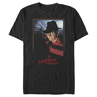 Men's A Nightmare On Elm Street Freddy Krueger Portrait Graphic Tee