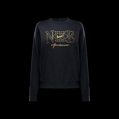 Women s Nike Club Shine Fleece Crewneck Sweatshirt